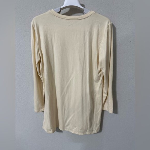 Johnny Was CALMÉ 3/4 Quarter Sleeve T-Shirt Medium - Picture 3 of 9